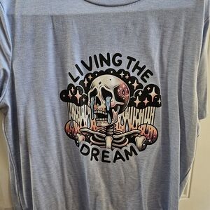 SHEIN Heather Gray Crewneck Tee